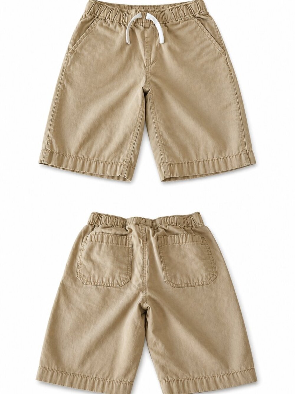Place Boys Beige Tan Drawstring Casual Shorts size 10